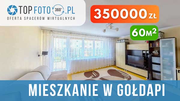 Mieszkanie na Sprzedaż 350 tyś zł w Gołdapi